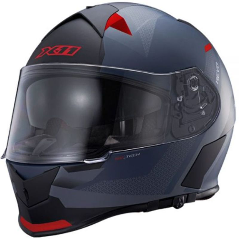 Capacete-X11-Revo-Vision-SV-Cinza-Vermelho-Fosco-1
