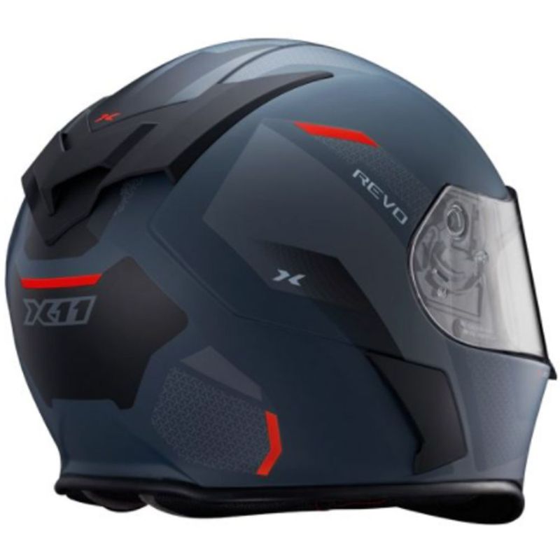 Capacete-X11-Revo-Vision-SV-Cinza-Vermelho-Fosco-3