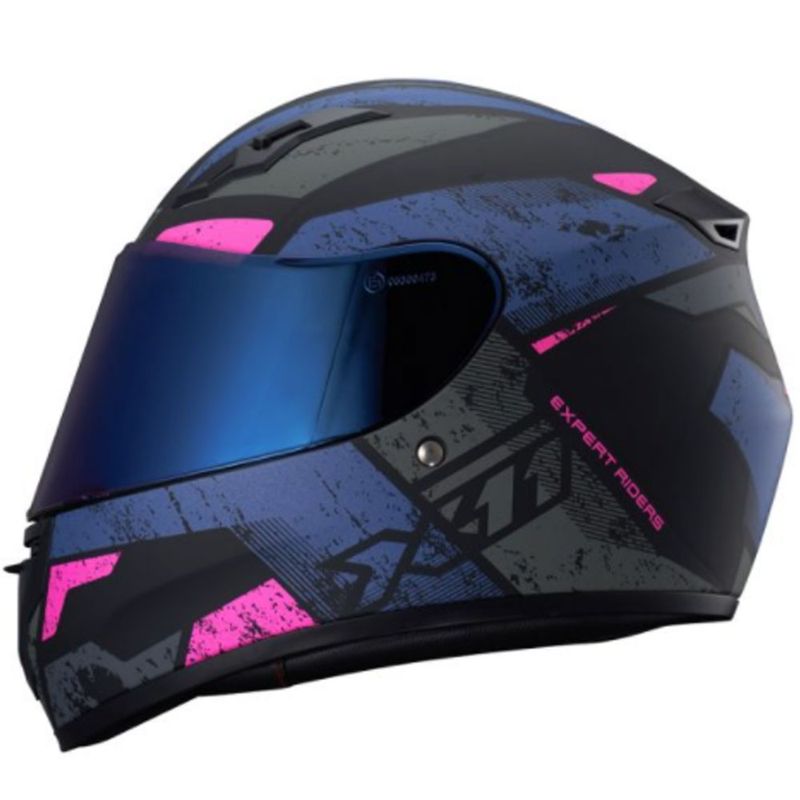Capacete-X11-Trust-Pro-Ballads-Azul-Rosa-2