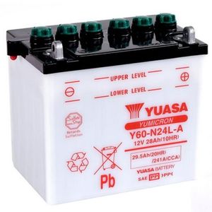 Bateria Yuasa Y60-N24L-A 28Ah Kawasaki ZN1300 A (83 - 92)