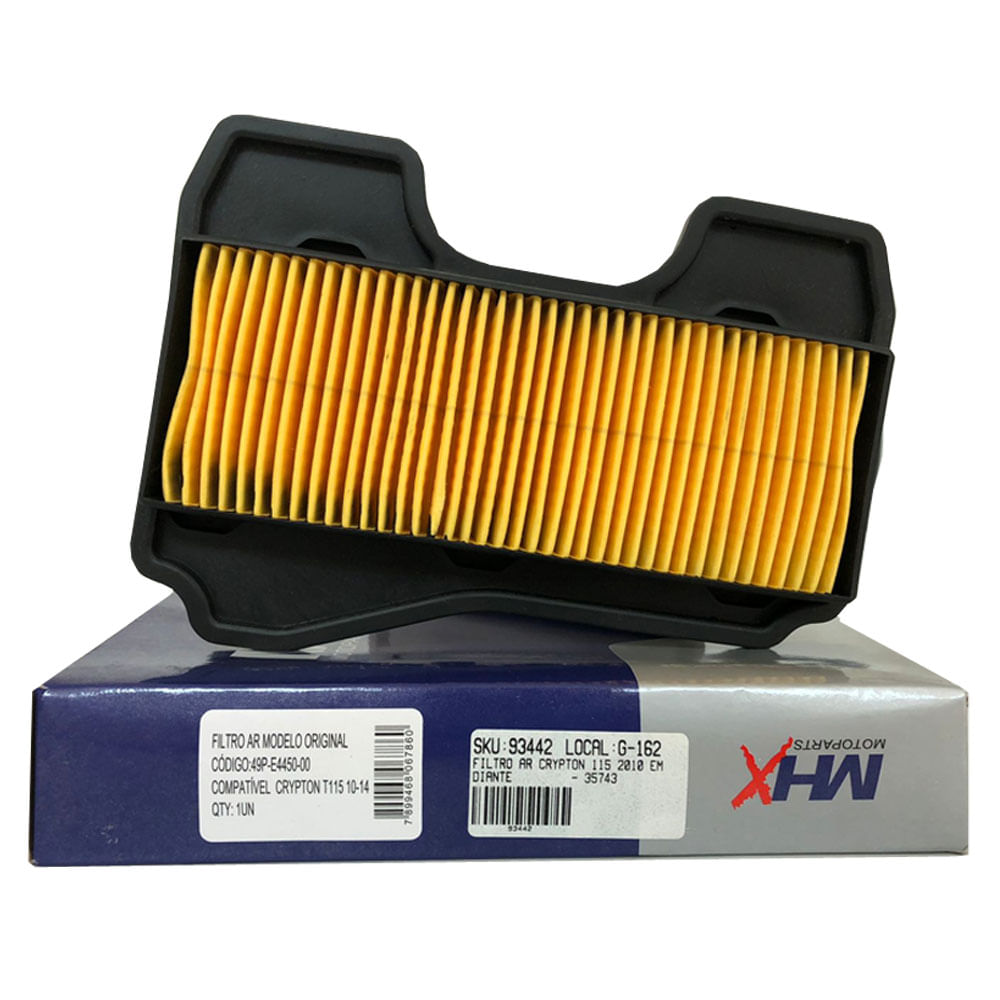 Filtro Ar Crypton 115 2010 Em Diante