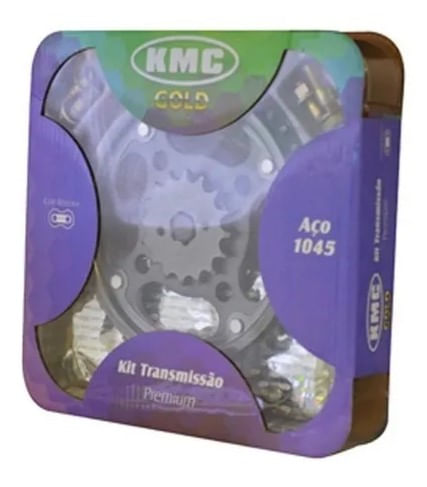 Kit-Relacao-Titan-Fan-125-2009-com-Retentor---KMC-Gold3