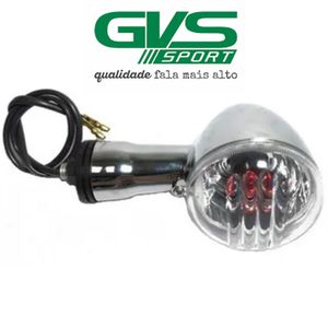 Pisca Intruder 125 2008 Dianteiro Esquerdo Cristal - GVS