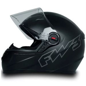 Capacete FW3 GT Preto Fosco