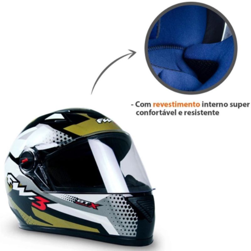 Capacete-FW3-GTN-Super-Dourado-Cinza-Branco-6