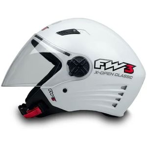 Capacete FW3 X Open Branco
