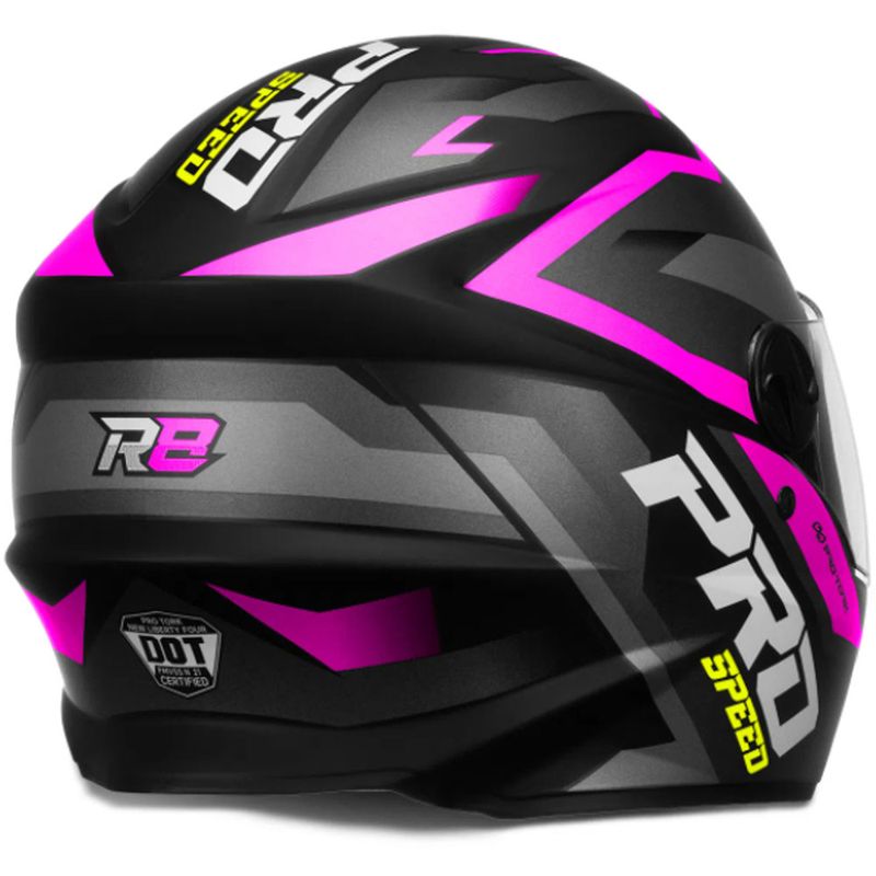 Capacete-Pro-Tork-R8-Pro-Speed-Fosco-Preto-Rosa-2