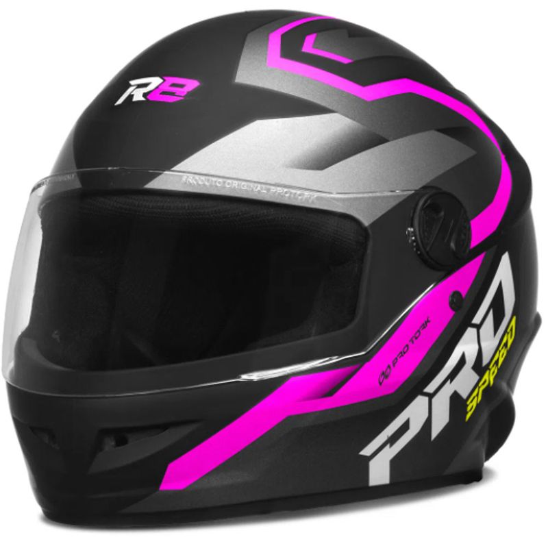 Capacete-Pro-Tork-R8-Pro-Speed-Fosco-Preto-Rosa-3
