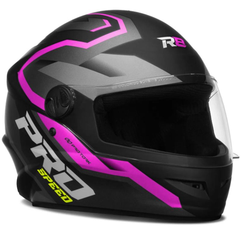 Capacete-Pro-Tork-R8-Pro-Speed-Fosco-Preto-Rosa-5