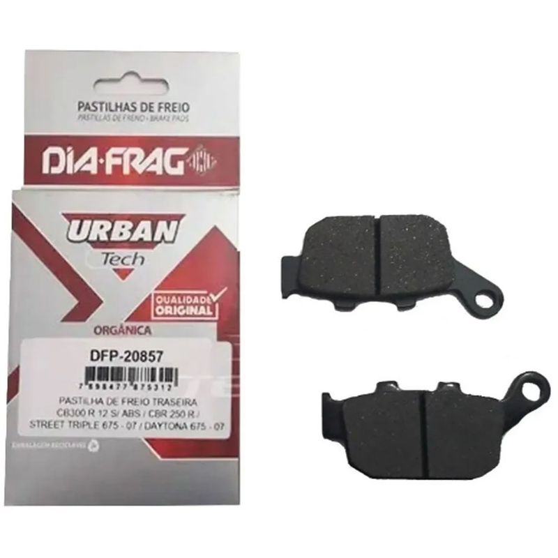 Pastilha-Freio-Traseira-CB-300--CBR-250-Sem-ABS-Transalp-700