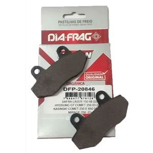 Pastilha Freio Comet 250 650 Mirage 250 Laser 150 - Diafrag