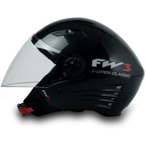 Capacete FW3 X Open Preto