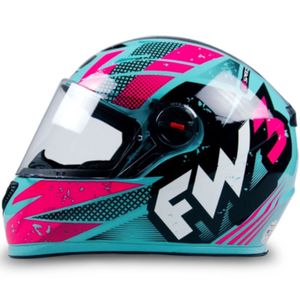 Capacete FW3 GTN Speed Azul Claro
