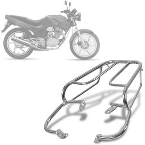 Bagageiro CBX 200 Strada Para Bauleto Cromado - Tork