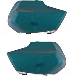 Protetor Capa Garfo Biz 100 2003 a 2004 Verde Metálico
