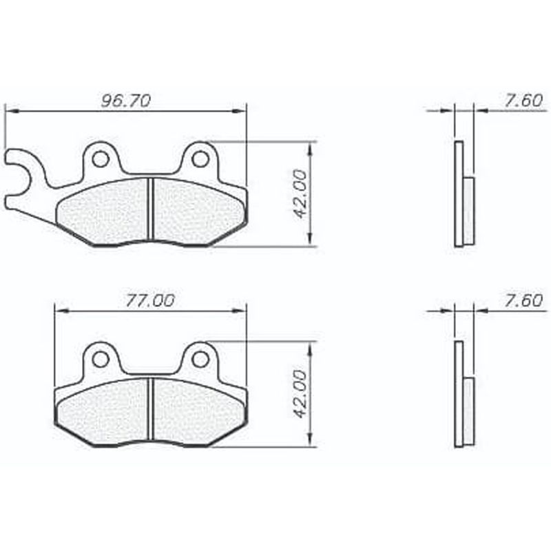 Pastilha-Freio-Dianteira-Lander-250-Tenere-250-Yes-125---Vaz
