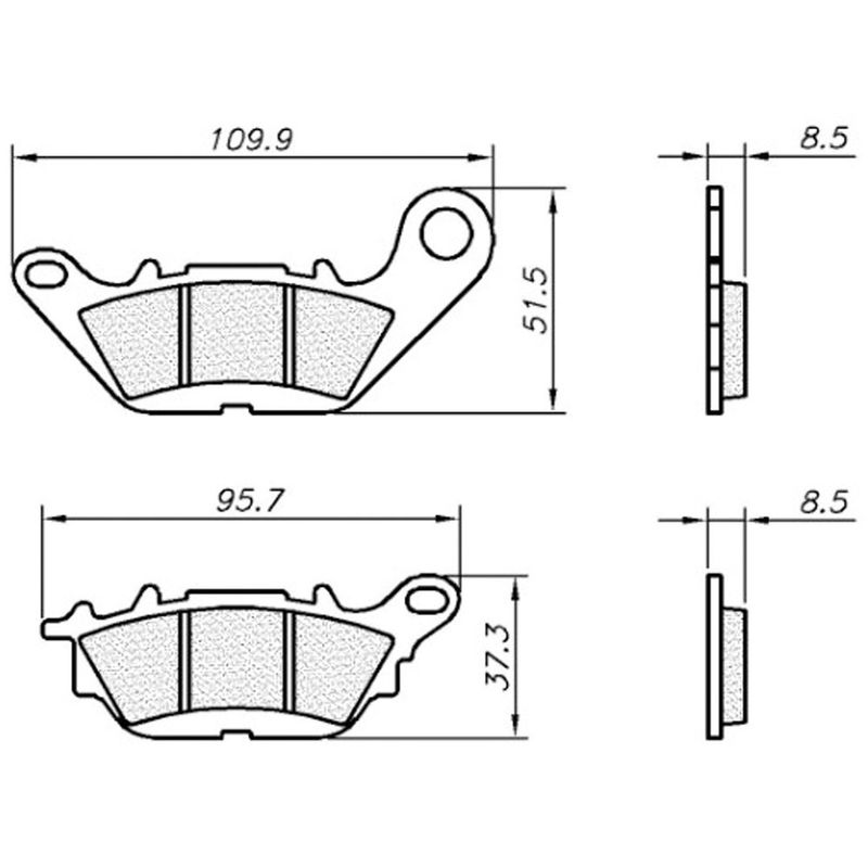 Pastilha-Freio-Dianteira-Crypton-100-Fazer-150-Ybr-125---Vaz