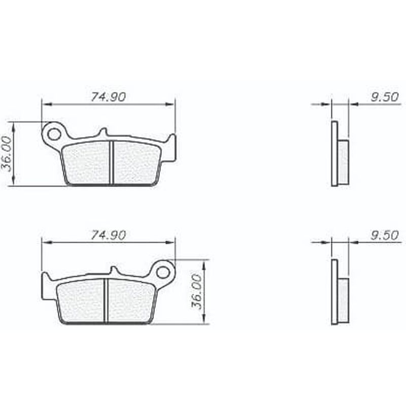 Pastilha-Freio-Traseira-Xre-300-S-Abs-Nx-400-Falcon---Vaz
