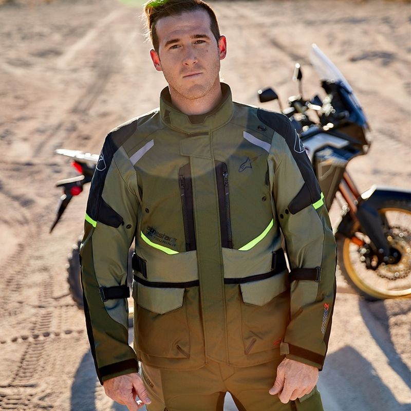 Jaqueta-Alpinestars-Andes-V3-Verde-Militar