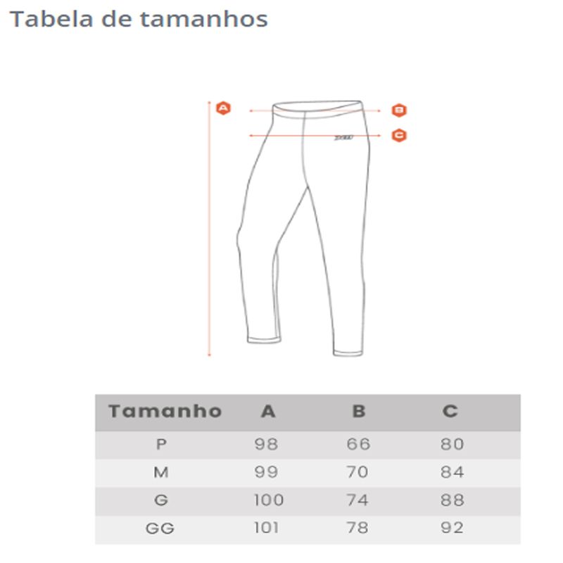 Calça masculina segunda pele S…