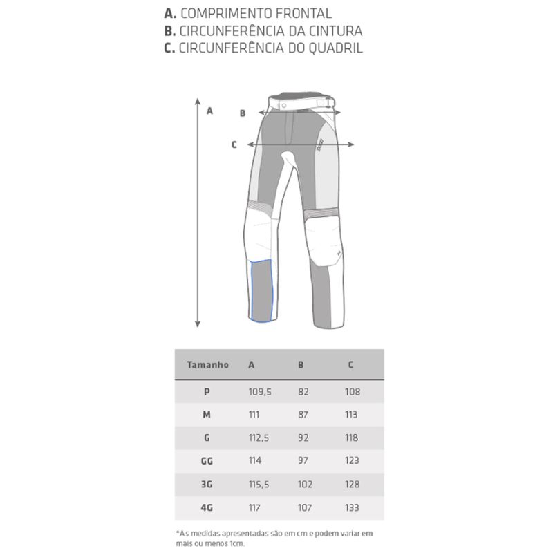 Medidas-Calca-X11-Versa-Air-Masculina