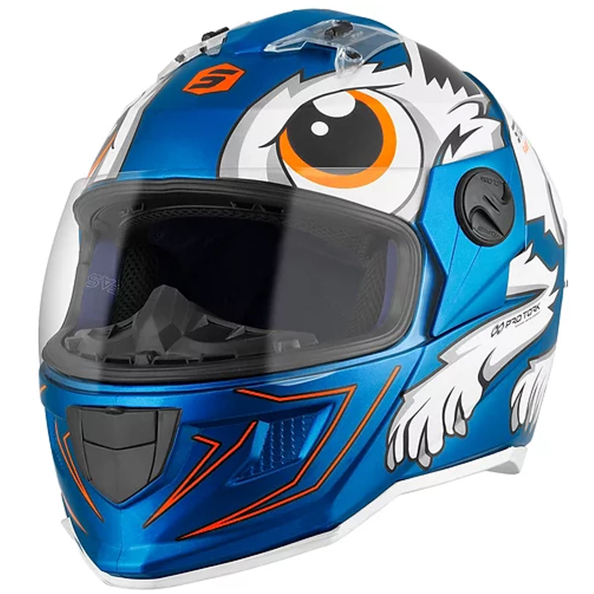 Capacete Pro Tork Stealth Rabbit Azul | MotoBR - MotoBR