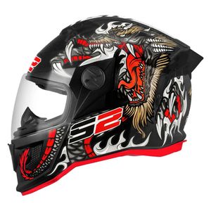 Capacete Pro Tork Stealth Dragon Preto