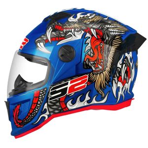 Capacete Pro Tork Stealth Dragon Azul
