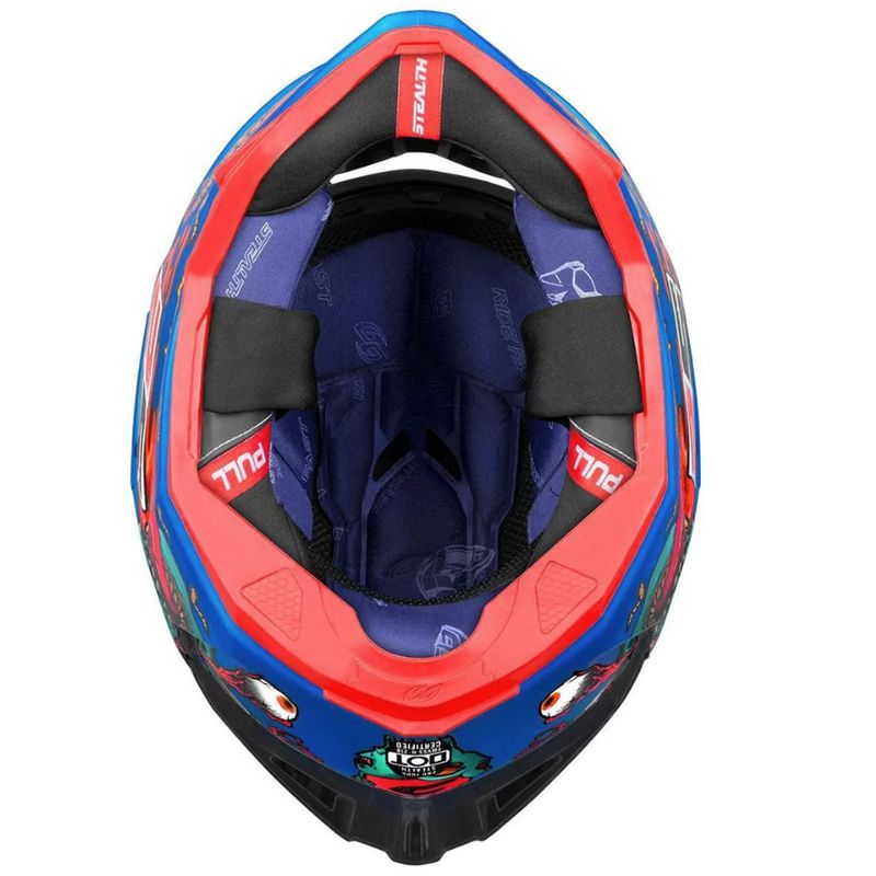 Capacete-Pro-Tork-Stealth-Zombie-Azul-6