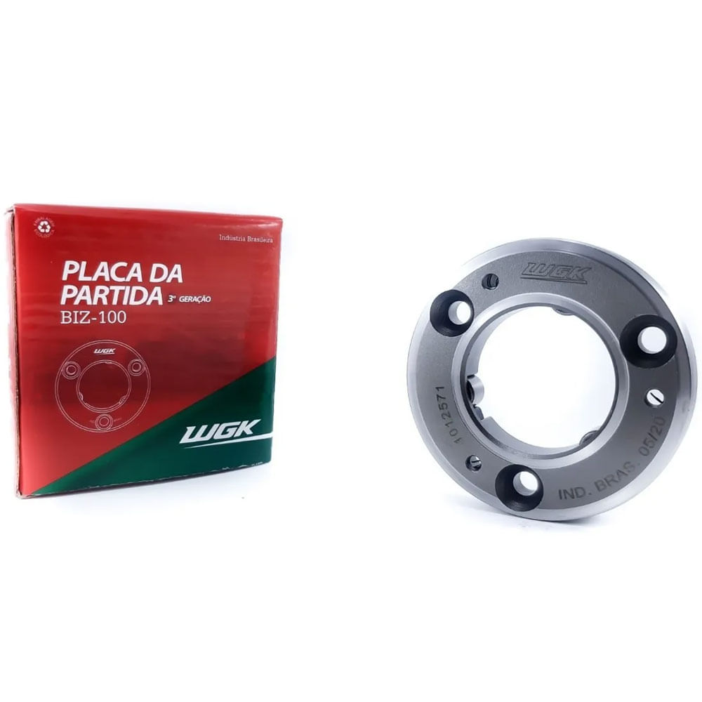 Placa Partida Biz 100 2000 Até 2005 - WGK