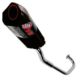 Escapamento Fazer 150 V3 Alumínio Preto - Pro Tork