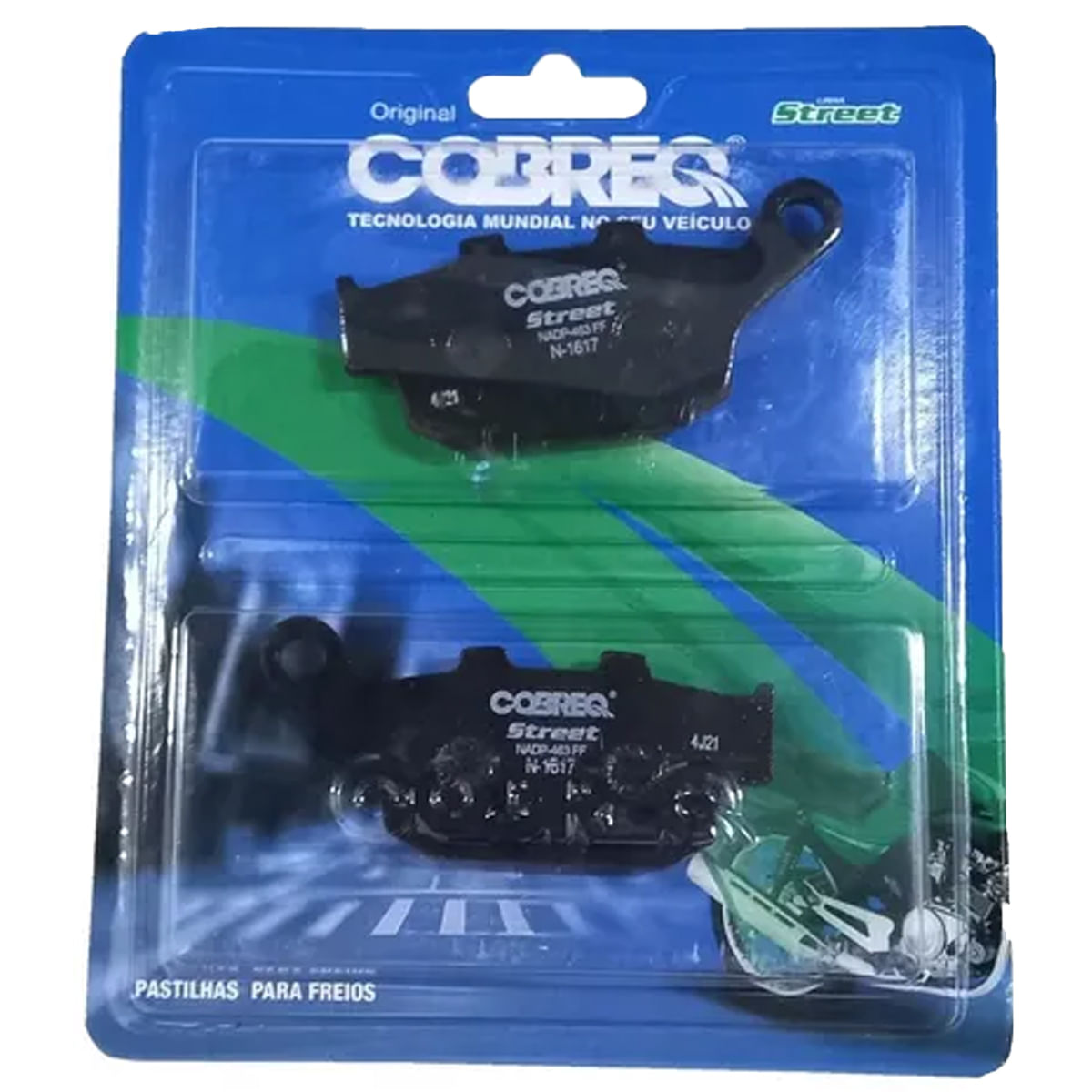 Pastilha Freio CB 300 CBR 250R X-ADV Traseiro - Cobreq - MotoBR