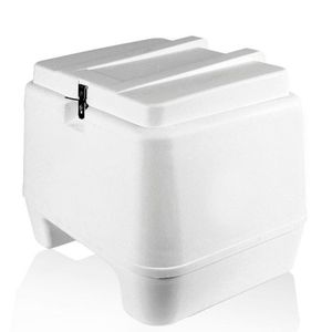 Baú Bauleto Moto Motoboy 80 Litros Branco - Pro Tork
