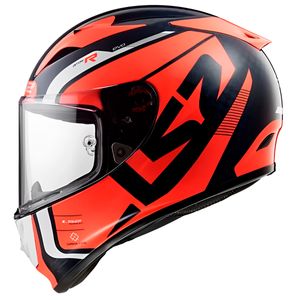 Capacete LS2 FF323 Arrow C Evo Sting Azul Laranja