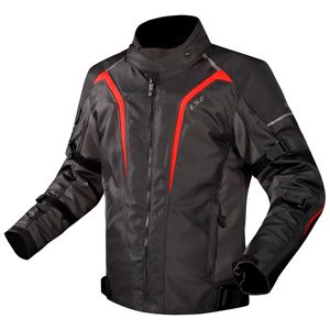 Jaqueta Ls2 Sepang Preto Vermelho Cinza
