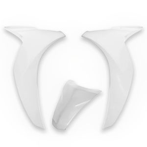Bico Frontal Completo Biz 110I 2018 A 2022 Branco 3 Peças