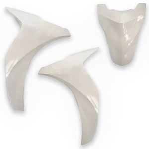 Bico Frontal Completo Biz 125 2018 A 2022 Creme Perolizado