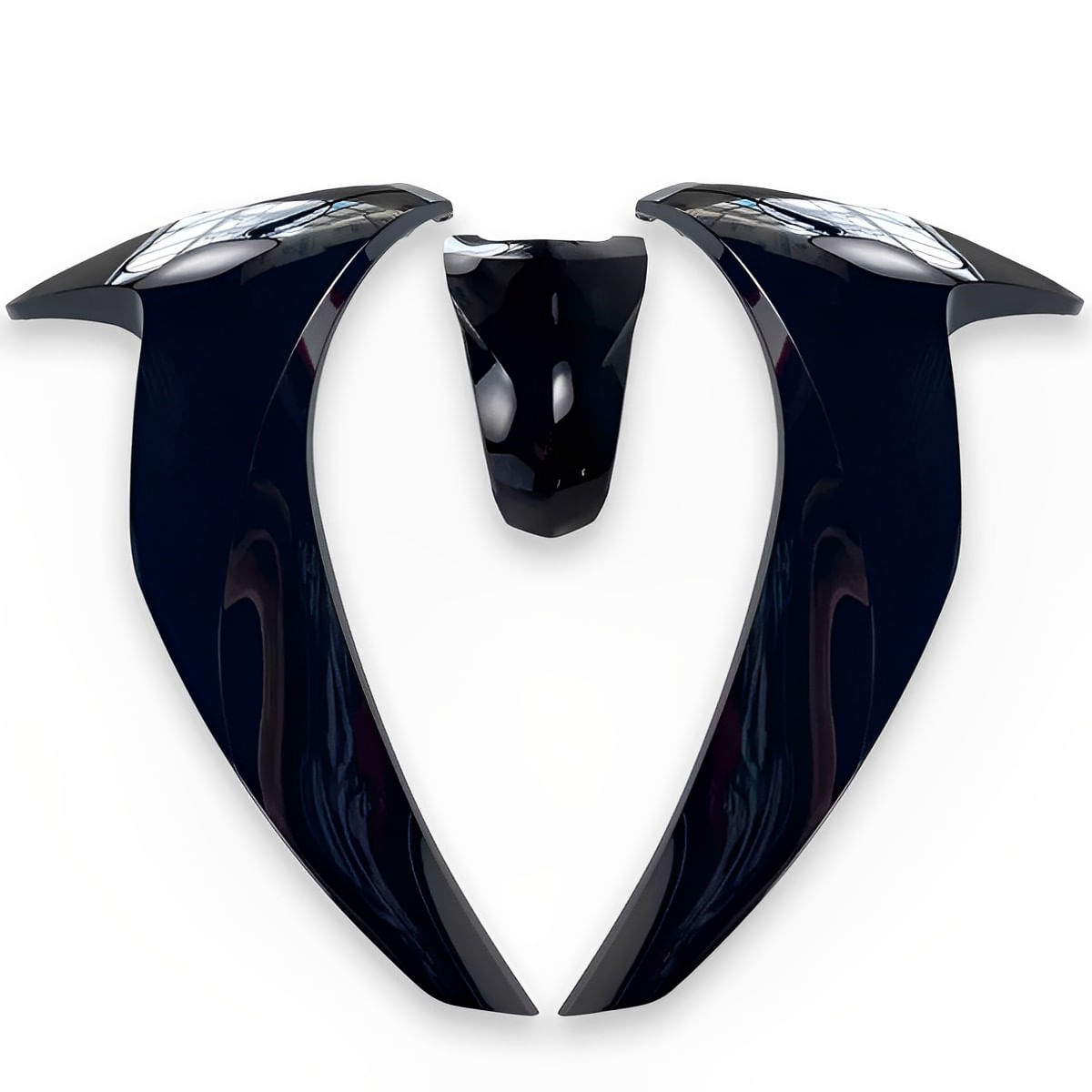 Bico Frontal Completo Biz 125 2018 Até 2022 Preto 3 Peças