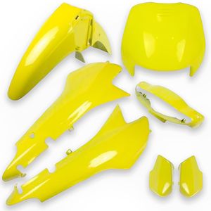 Kit Carenagem Completo Biz 100 1998 Até 1999 Amarelo Solar