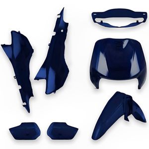 Kit Carenagem Completo Biz 100 2001 Azul Itaparica Metálico