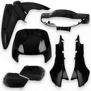 Kit Carenagem Completo Biz 100 2000 Até 2005 Preto