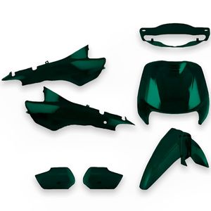 Kit Carenagem Completo Biz 100 2003 Até 2004 Verde Pantanal
