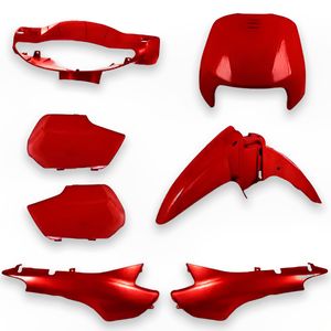 Kit Carenagem Completo Biz 100 1998 A 2001 Vermelho Maceió