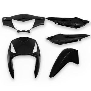 Kit Carenagem Completo Biz 125 2006 Até 2010 Preto