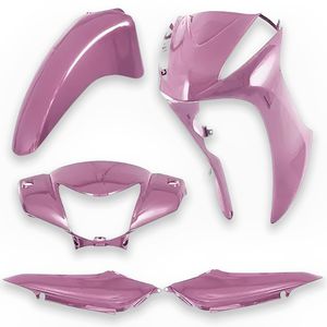 Kit Carenagem Completo Biz 125 2011 Rosa Ágata Metálico