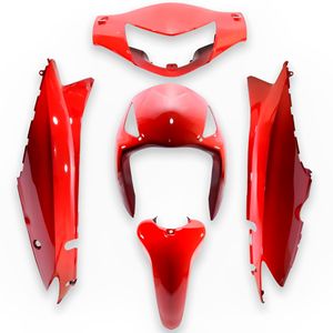 Kit Carenagem Completo Biz 125 2006 Vermelho Caruaru