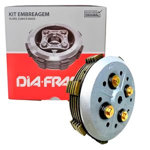 Embreagem Completa YBR 125 Factor 125 XTZ 125 - Diafrag