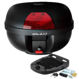 Baú Bauleto Para Moto 33 Litros Universal - Gow