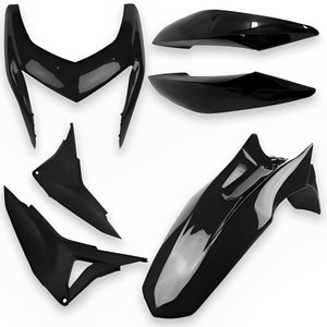 Kit Carenagem Completo NXR 160 Bros Esdd 2020 A 2021 Preto