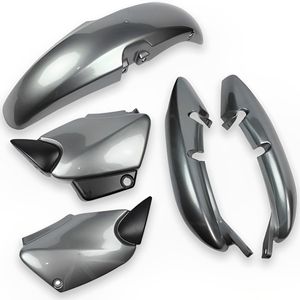 Kit Carenagem Completo Titan 125 2003 A 2004 Prata Ibiúna